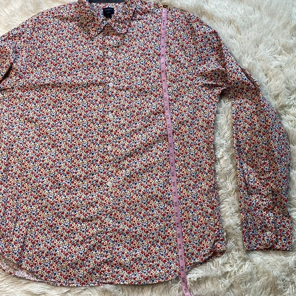 J. Crew Floral Print Button‎ Down Shirt
